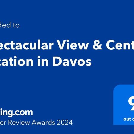 Spectacular View & Central Location In Davos Extérieur photo